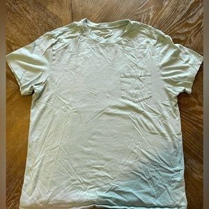 Teal J. Crew Pocket Tee